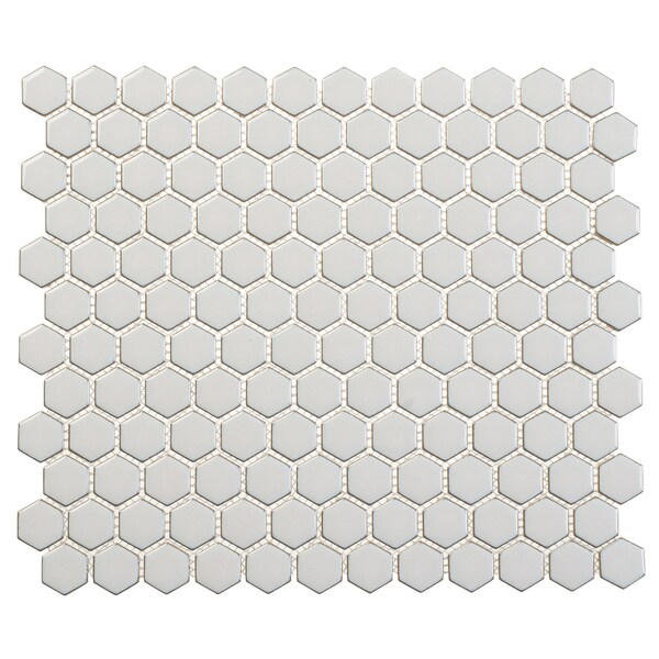 Andova Tiles Alpin-Lux 1 in. x 1 in. Porcelain Honeycomb Mosaic Wall and Floor Tile Andova Tiles - main